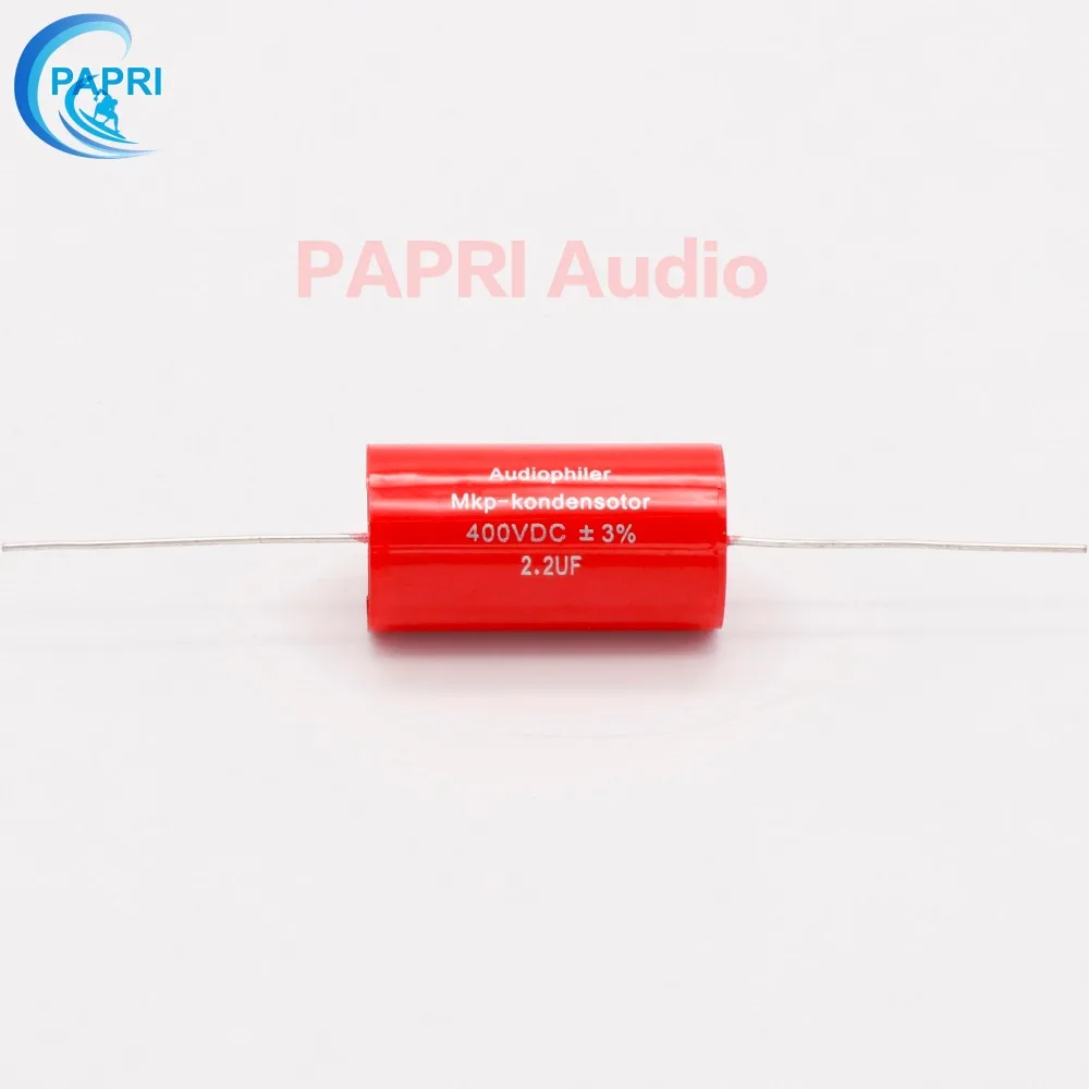 PAPRI Audiophiler Axial MKP 2 мкФ 400VDC звуковой конденсатор для Hifi аудио трубки гитарный