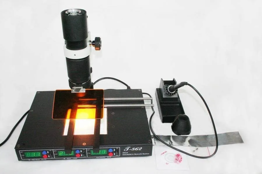 PUHUI T862 IRDA Инфракрасная паяльная машина bga BGA SMD SMT демонтажная станция Горячая