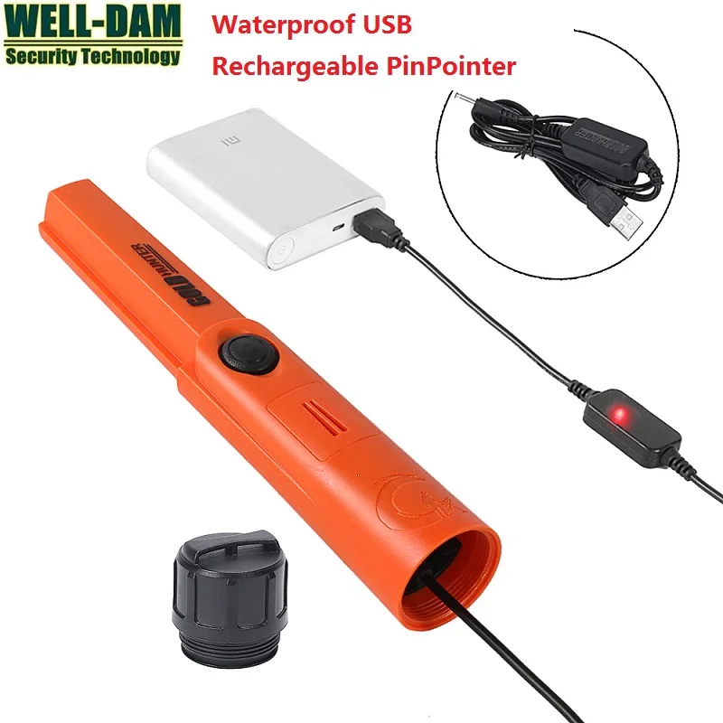 Koop Goud Jager pinpoint waterdichte pinpointer metaaldetector onderwater metaaldetector ondergrondse long range gold detector machine