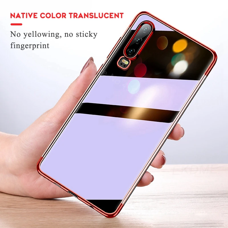 Чехол для Huawei P30 Lite P20 P10 Plus чехол P Smart Nova 4e 3e 3i мягкий с гальваническим покрытием