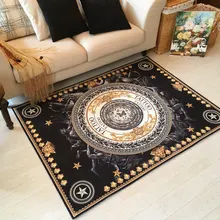 Ретро стиль фланелевый принт Европейский ковер коврик для противоскользящей для чистки ковров, для дома спальни гостиной кухни ванны дверной коврик CL0401