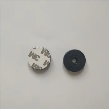 

125KHZ TK4100 EM4100 Diameter 30mm Round Anti-water rfid tag Guard Patrol Points RFID Coin Card With 3M Adhensive Sticker Black