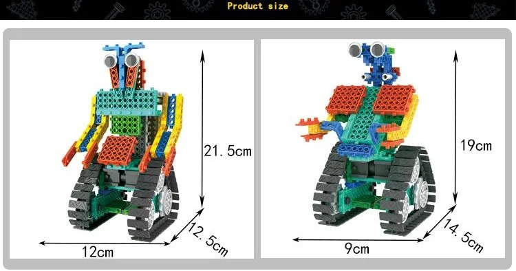 Blocos de Construção Todas as Marcas Educação para Crianças Robô Faça Você Mesmo Compatíveis Tijolos Controle Remoto Bloco Técnica Haste Brinquedo rc Kit 10 Brinquedos e hobbies
