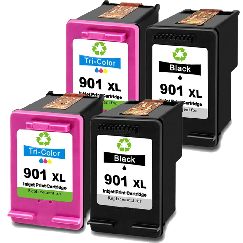 Чернильный картридж для 4 шт. 901XL HP Officejet 4500 беспроводной принтер серии все в одном