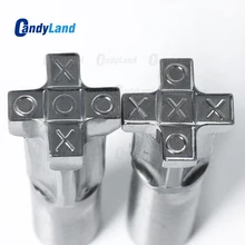 CandyLand X O X молочная таблетка 3D таблетка пресс-форма Конфета штамповочная штамповка под заказ логотип кальция таблетка штамповка для TDP 0 машина