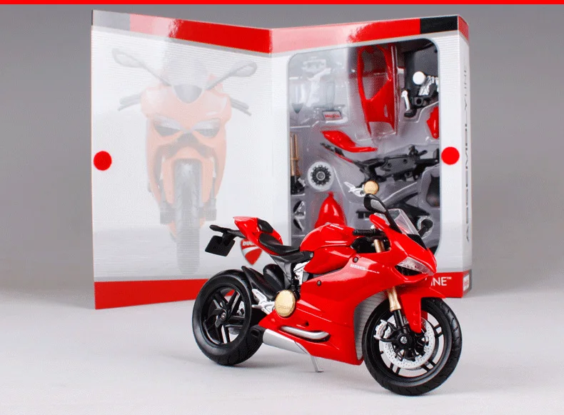 1:12 Maisto Ducati 1199 игрушечный мотоцикл сплав двигатель в сборе автомобиль строительные наборы игрушки для детей