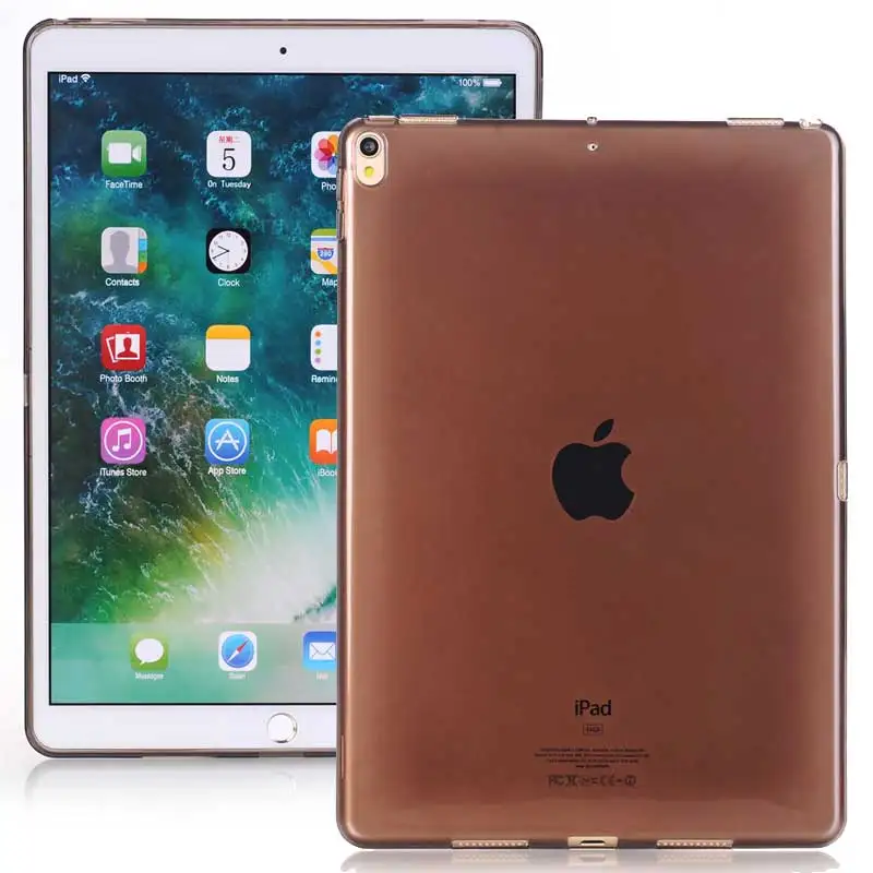 

Slim TPU Silicon Protective Clear Back Cover for iPad Pro 10.5 inch 2017 Soft Crystal Back Case for Apple New iPad Pro 10.5"