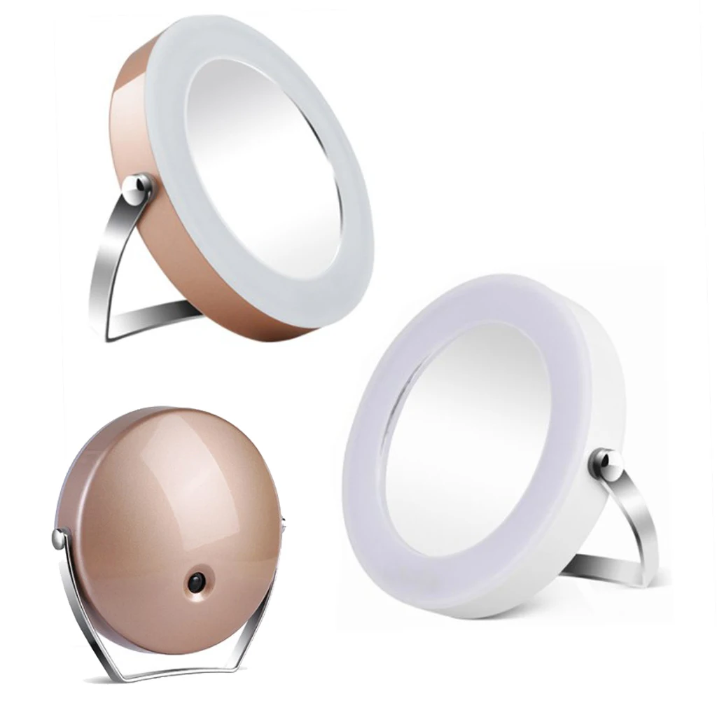 

LED Illuminated Mirror Cosmetic Makeup Shaving Magnifying 3X Mirror with Lights