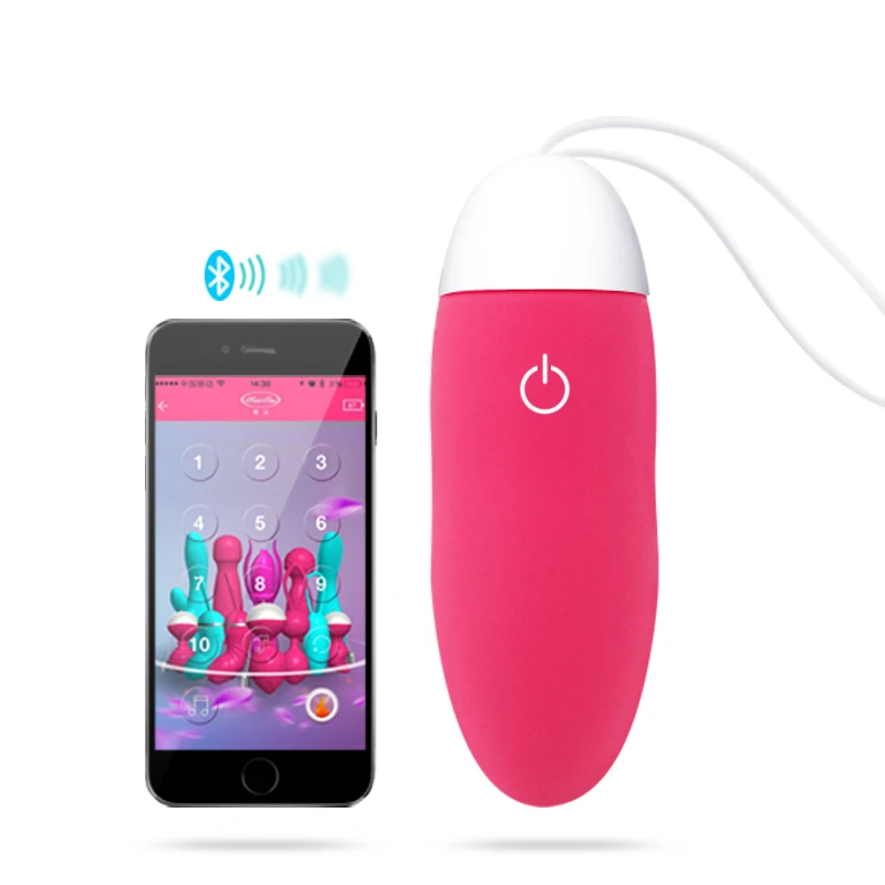 App Control Vibrating Jump Egg Wireless Bluetooth Vibrator For Women 10 Speed Sex Toys -4137