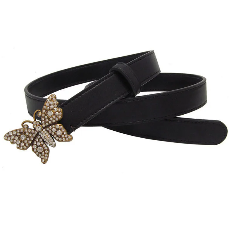 

2019 Designer G Brand High Quality Women Genuine Real Leather GG Belt Strap for Jeans with Double G Butterfly Pearl Buckle