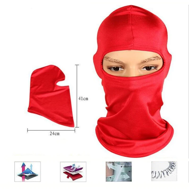 

2018 Hot Selling Cycling Face Mask Neck Protecting Outdoor Balaclava Full Bike Face Mask Ultra Thin Breathable Windproof Bicycle