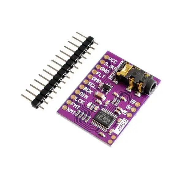 1 шт. PCM5102A DAC ЗВУКОВЫЕ КАРТЫ СОВЕТ Phat 3.5 мм стерео джек 24 бит цифровой аудио модуль