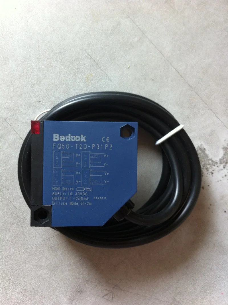 Photoelectric switch FQ50-T2D-P31P2 square photoelectric sensor object induction brand new | Электронные компоненты и