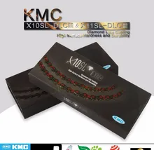 KMC Diamond Like Coating 10 Speed 11 Speed Bicycle Chain X10SL X11SL Mountain Bike Ultralight DLC Chain Cycling Road Bike Chains