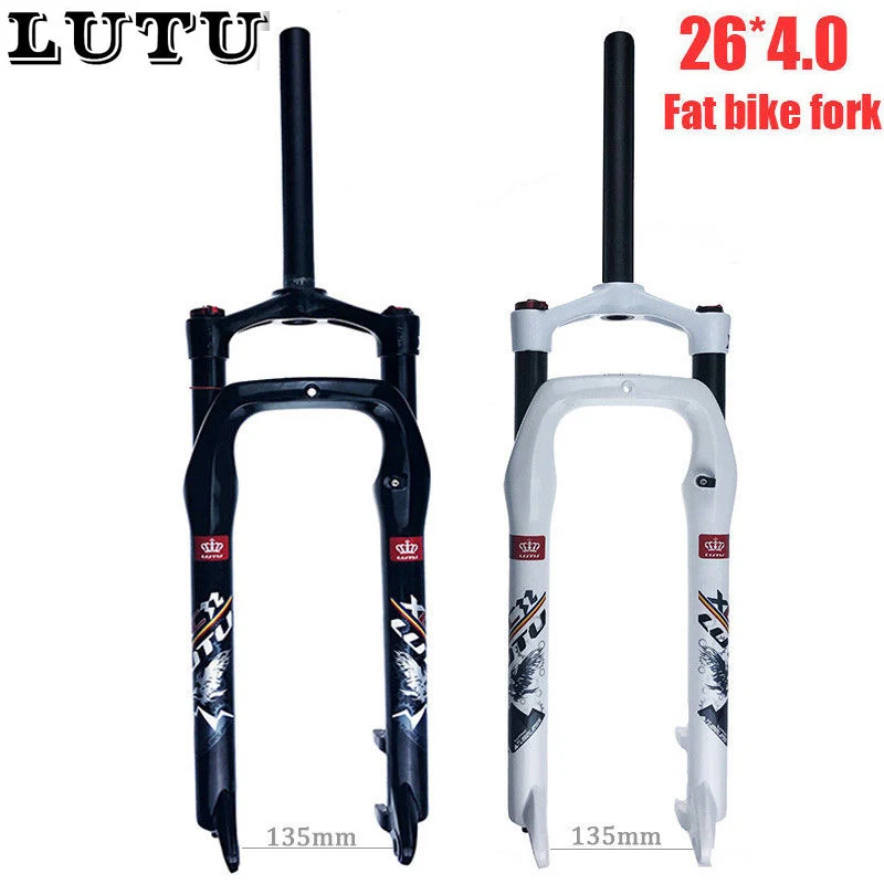 26*4.0" Fat Bike air pressure shock absorber front fork Suspension Fork