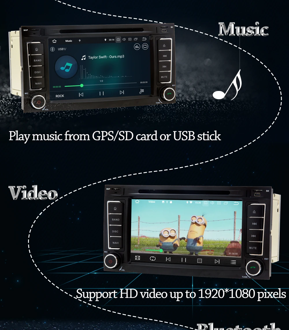 Top IPS 1024X600 Android 8.0 Octa Core 4GB RAM Car DVD GPS Radio for Volkswagen VW Touareg T5 Transporter Multivan 2004-2011 Stereo 7