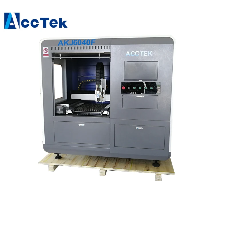Copper fiber laser cutting machine 1kw 2kw Raycus laser generator