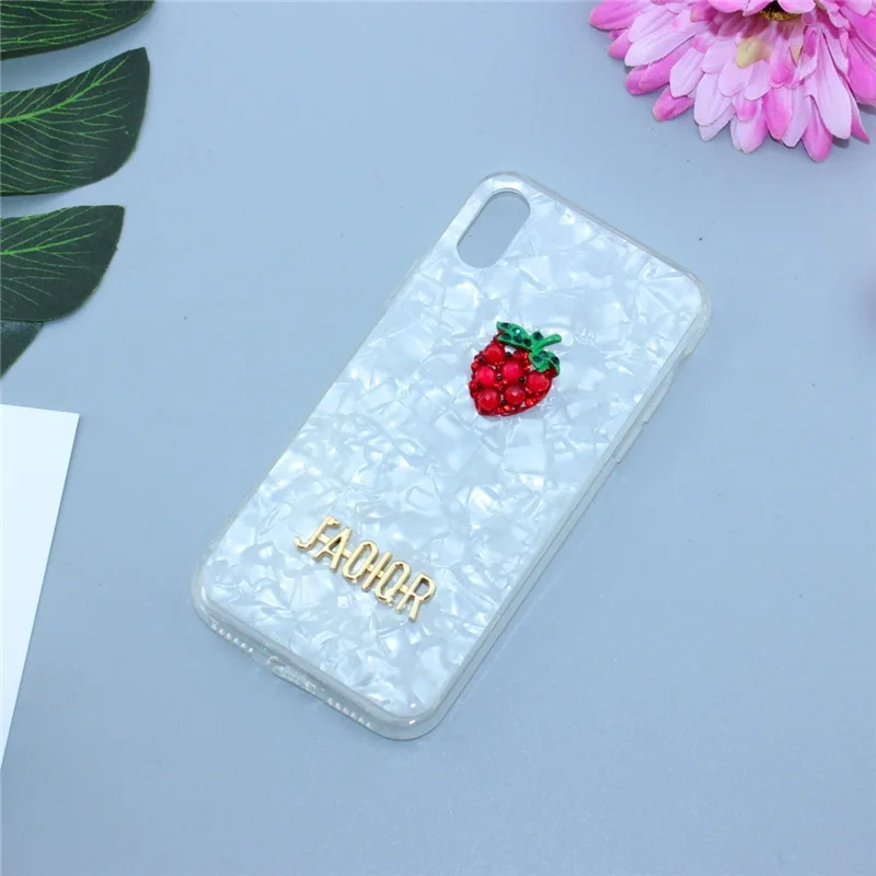 DIY мобильный телефон Чехол украшения аксессуары Алмазный ананас клубника