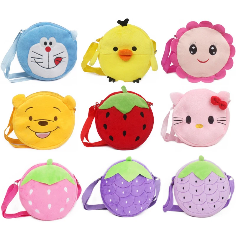 

Cute Girl Cartoon Plush Bag Baby Mini Shoulder Bag Backpack