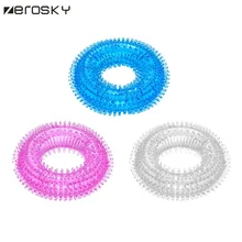 Silicone Cock Rings For Time Delay Condoms For Male Adjustable cock ring Enlargement Penis Sleeve Extender Sex Toys Products