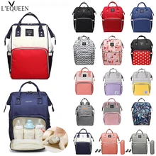 LEQUEEN сумка для детских подгузников Большая емкость Водонепроницаемый Набор сумок для подгузников Мумия дорожный рюкзак для беременных кормящих сумка для мам