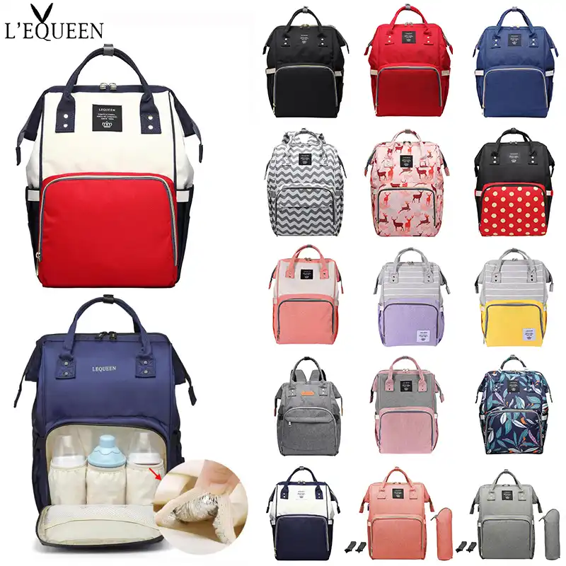 Multifunction Mummy Maternity Diaper Nappy Bag Baby Nursing Backpack HandBag UK