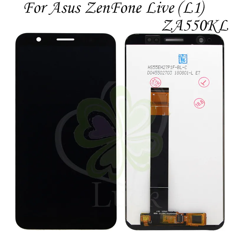 

5.5'' Display For Asus ZenFone Live L1 ZA550KL X00RD LCD Display Touch Screen Digitizer Assembly Parts ZA550KL LCD Display