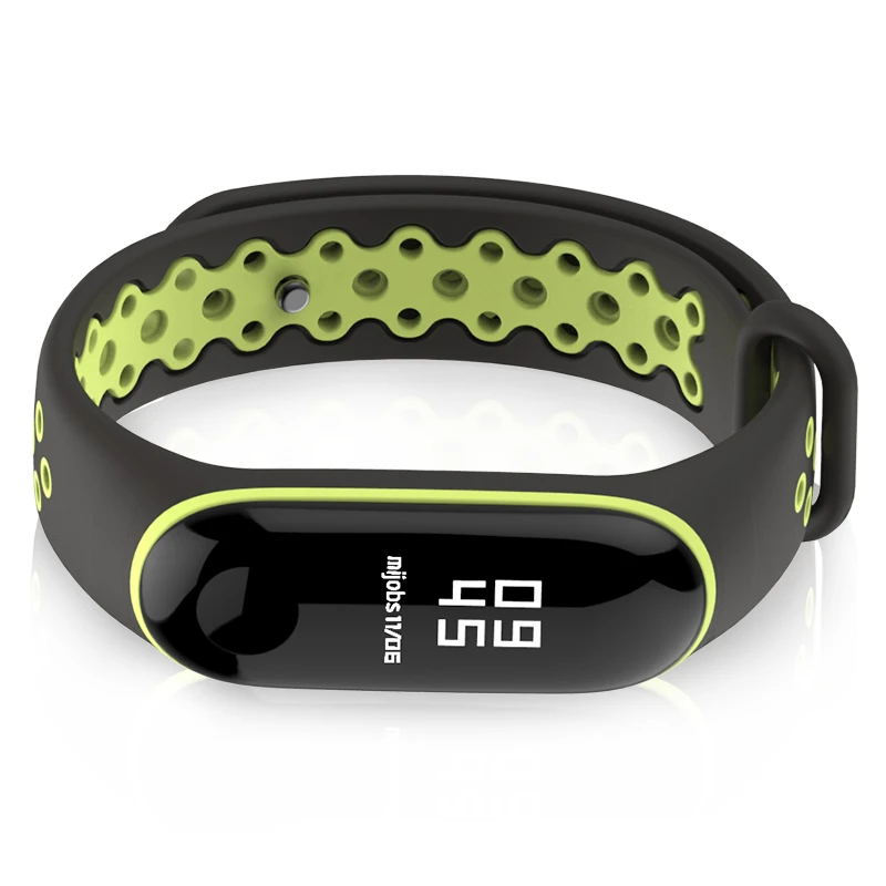 Ремешок силиконовый для Xiaomi Mi Band 4 спортивный браслет смарт часов 3
