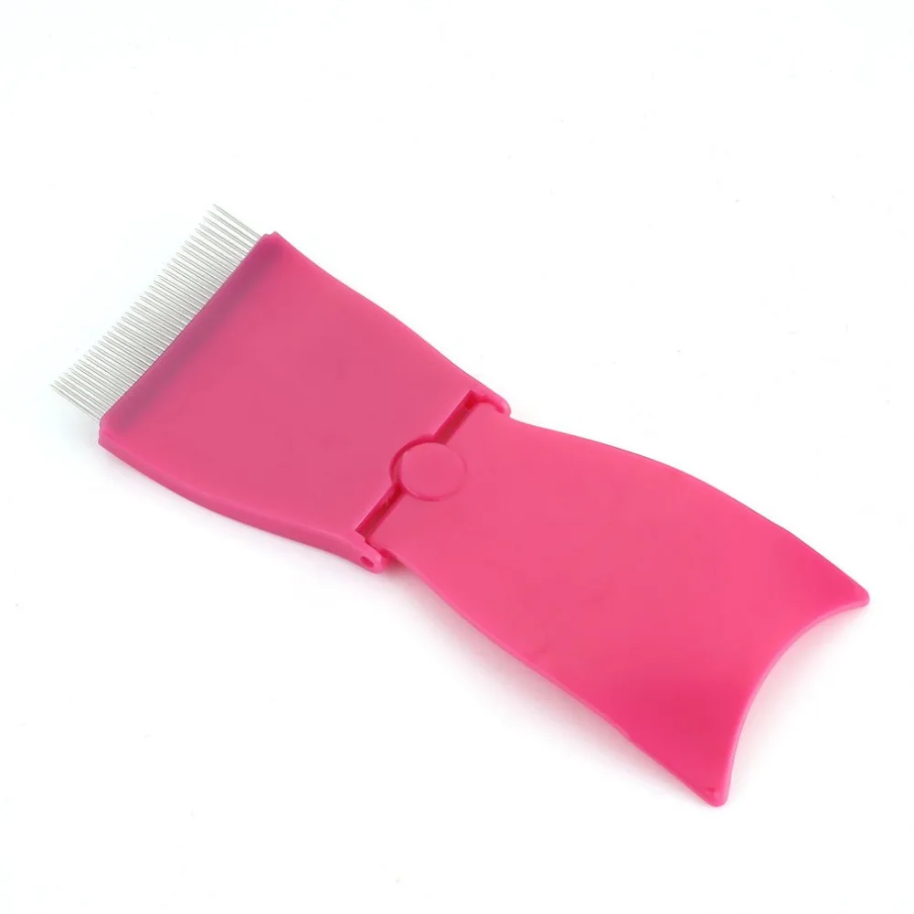 

New Professional Foldable Steel Needles Eyelash Comb Eyebrow Makeup Brush Curler Mascara Guide Applicator Makeup Tool