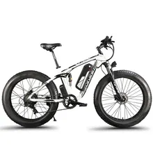 Cyrusher XF800 V&eacute;lo &Eacute;lectrique double Suspension 7 Vitesses, Fat tire eBike, 1000 w 48 v, ordinateur intelligent compteur de vitesse v&eacute;lo &eacute;lectrique(China)