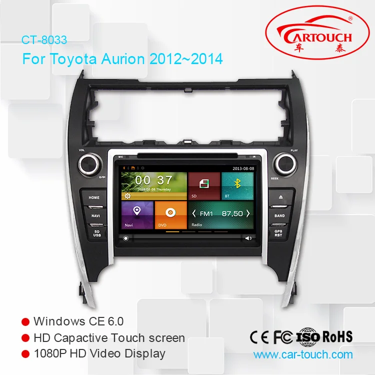 Sale Cartouch(R) Car DVD 2 Din Auto Radio Touch Screen TFT DVD player GPS navigation for Toyota Camry USA Version CT-8033 Phone Link 0 Sale Cartouch(R) Car DVD 2 Din Auto Radio Touch Screen TFT DVD player GPS navigation for Toyota Camry USA Version CT-8033 Phone Link 0