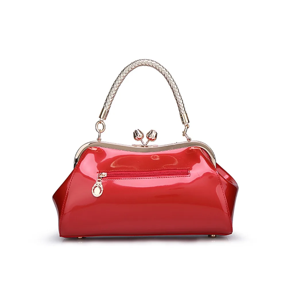 الفاخرة المرأة براءات جاكيت جلدي-حقائب بيد الأزياء Japanned حقائب عارضة حقائب كتف متنقلة حزب سفر الأنثوية bolso