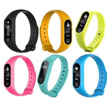 

M2 Smart Wristband Sports Bracelet Pedometer Fitness Heart Rate Monitor Sports Tracker Alarm Clock Smart Band