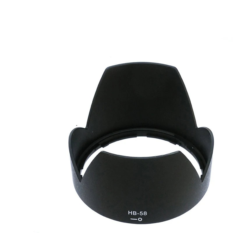 

HB58 Bayonet Lens Hood and Cleaning Cloth for Nikon AF-S DX NIKKOR 18-300mm f/3.5-5.6G ED VR Replace HB-58 (Black)