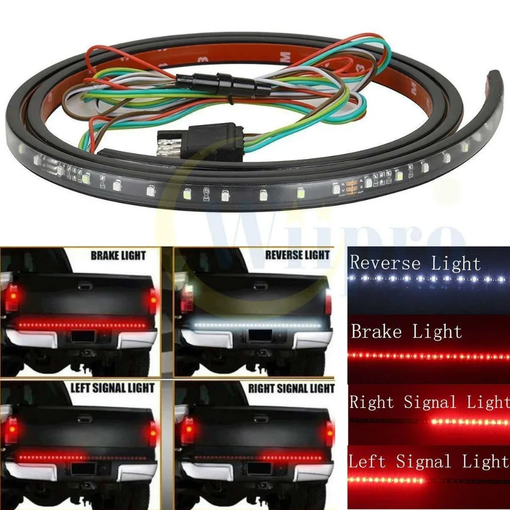 6" гибкий светодиодный светильник багажника для грузовика/тормоз/Реверс/сигнал/задний для Ford Excursion Expedition Explorer Flex Ranger