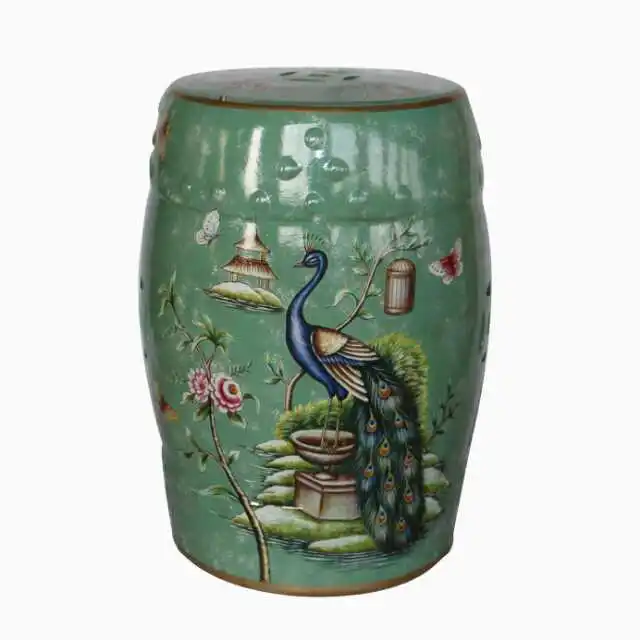 Chinese Jindezhen dressing table ceramic garden stool Chinese ceramic drum stool bathroom chinese ceramics stool
