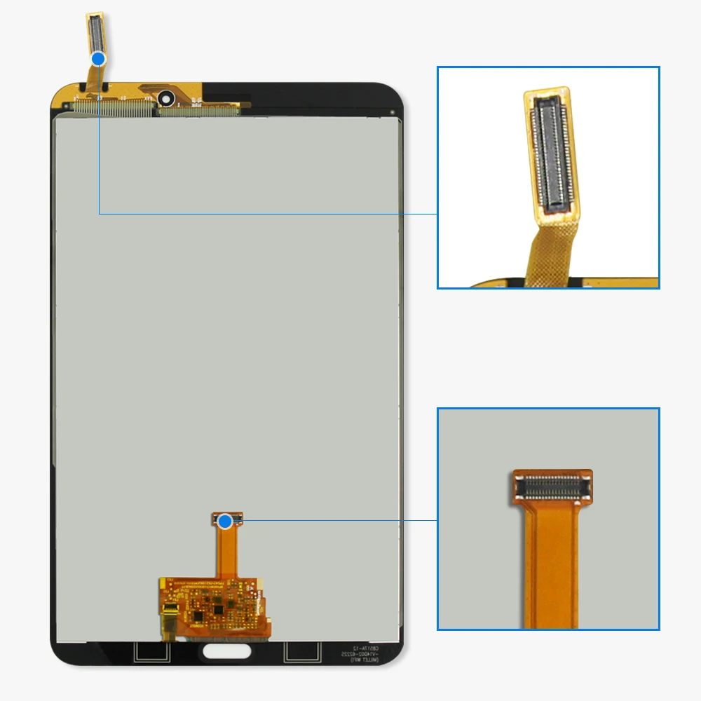 Srjtek 8 &quotэкран для Samsung Galaxy Tab 4 0 ЖК дисплей с матрицей сенсорный экран дигитайзер в