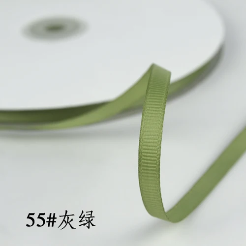 Elegant 6mm Grosgrain Satin Ribbons for Decorations and Crafts