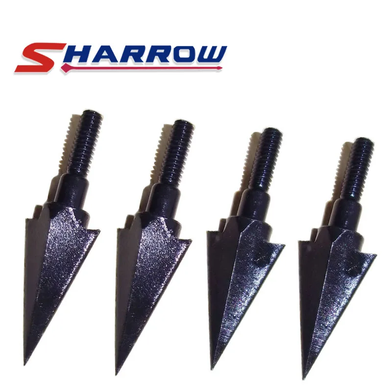 

Sharrow 4 Pcs Traditional Arrowhead Screw in Arrow Shaft for Hunting Shooting Arrow Tip
