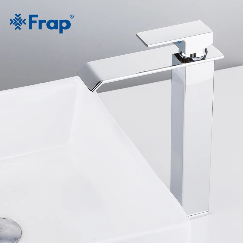 Frap New Arrival Waterfall Faucet Brass Bathroom