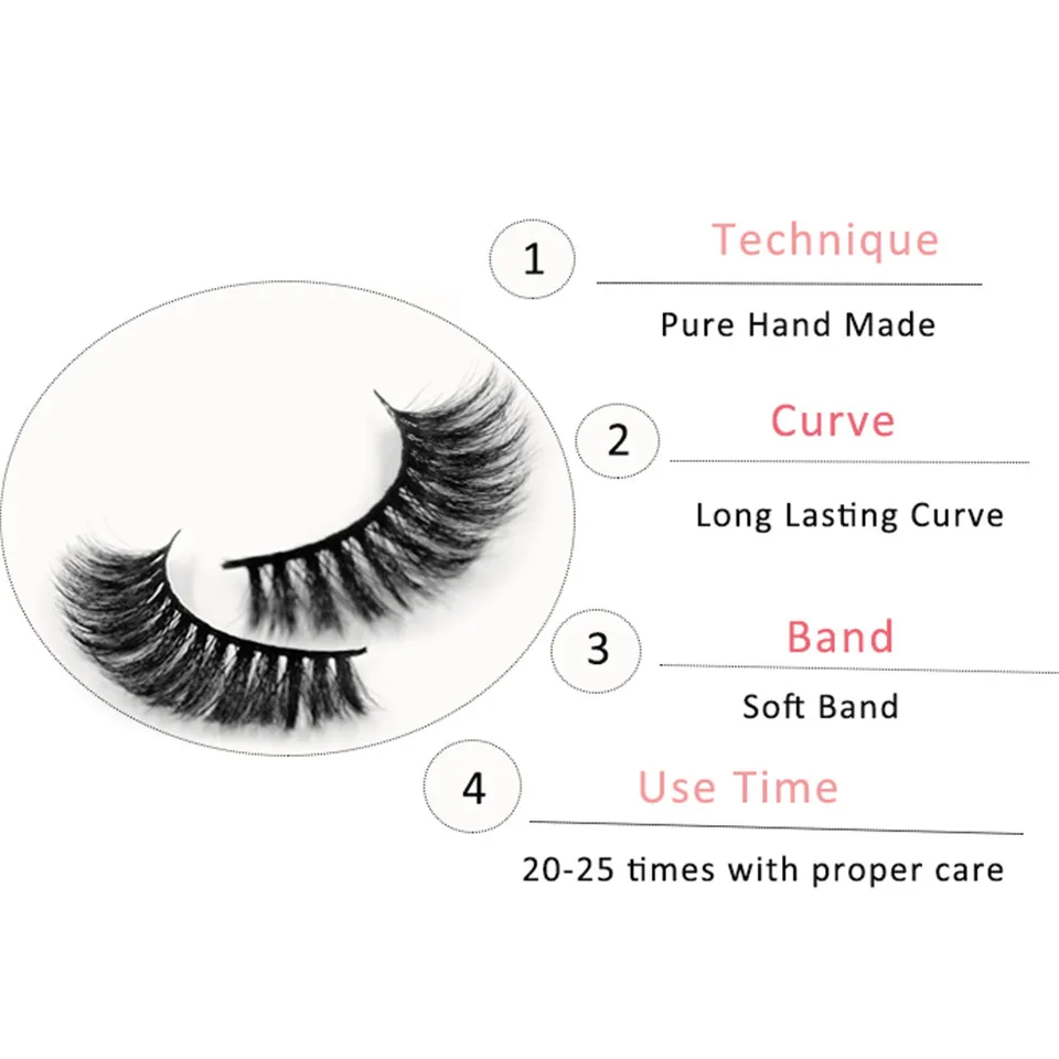 3d horse hair lashes