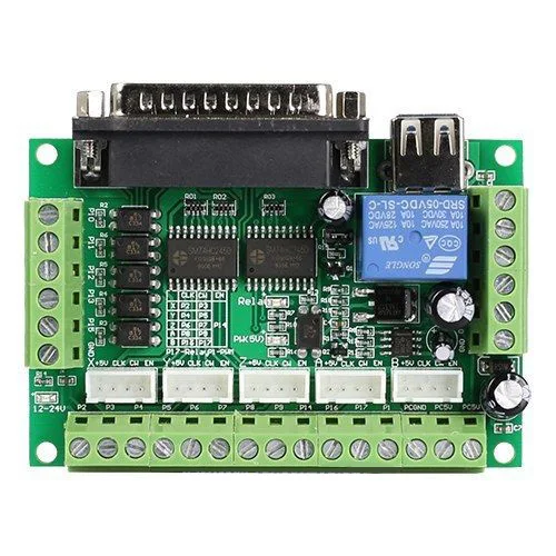 5 осевое Breakout совета 12 24 В ЧПУ Интерфейс usb mach3 для Драйвер шагового двигателя