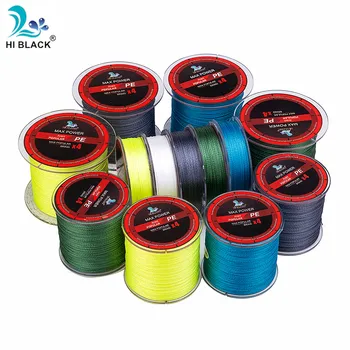 

300M 500M 1000M 4 Strands 8-80LB Braided Fishing Line PE multifilamen Braid Lines Lake River Fishing wire Smoother Floating Line