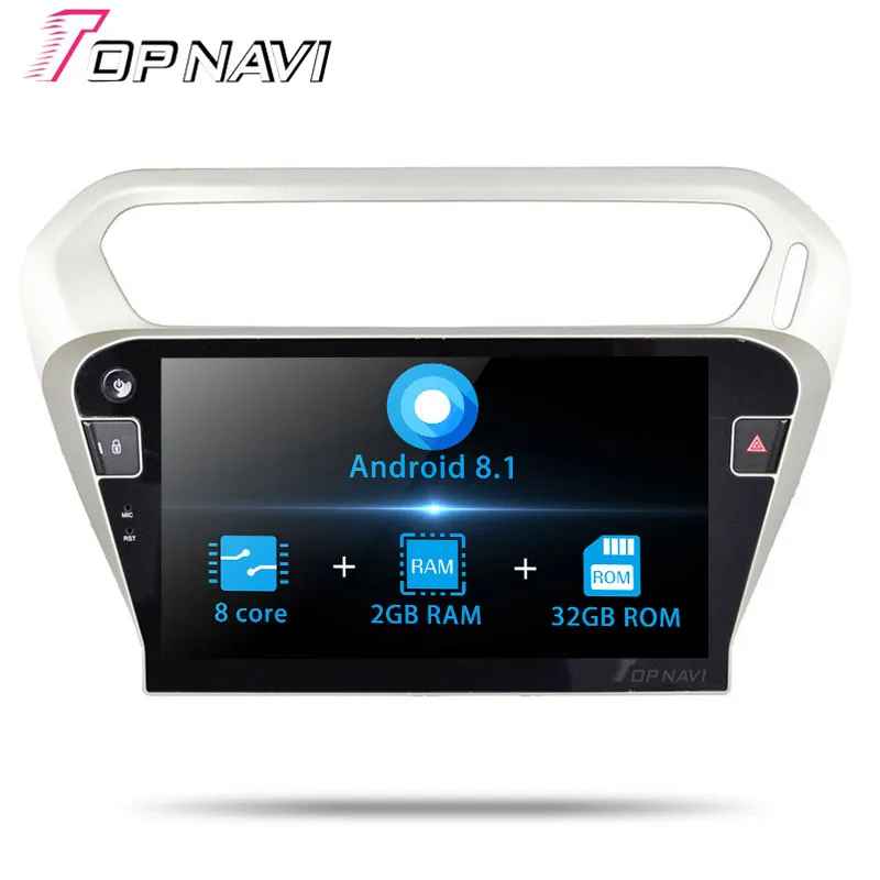 Авторадио 10 1 &quotAndroid 8 Восьмиядерный Автомобильный GPS-навигатор для Peugeot 301 2014