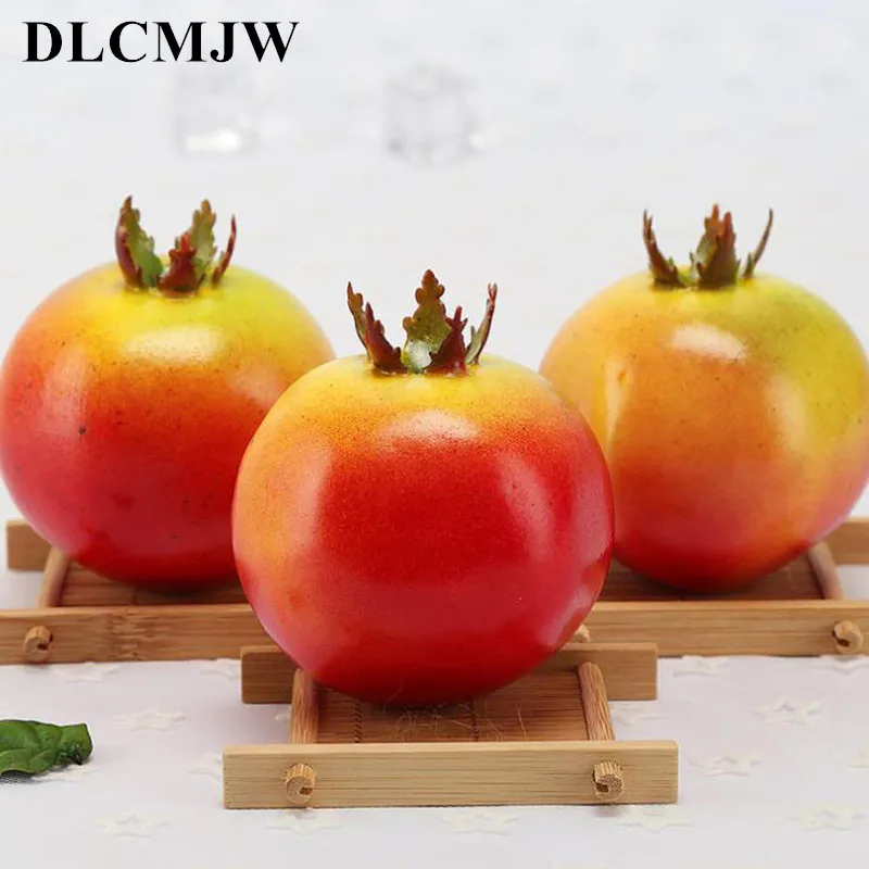

Artificial Fruits Foam Fake pomegranate Fruit Kitchen Table DIY Home Decoration Plastic Simulation Artificial Fruits pomegranate