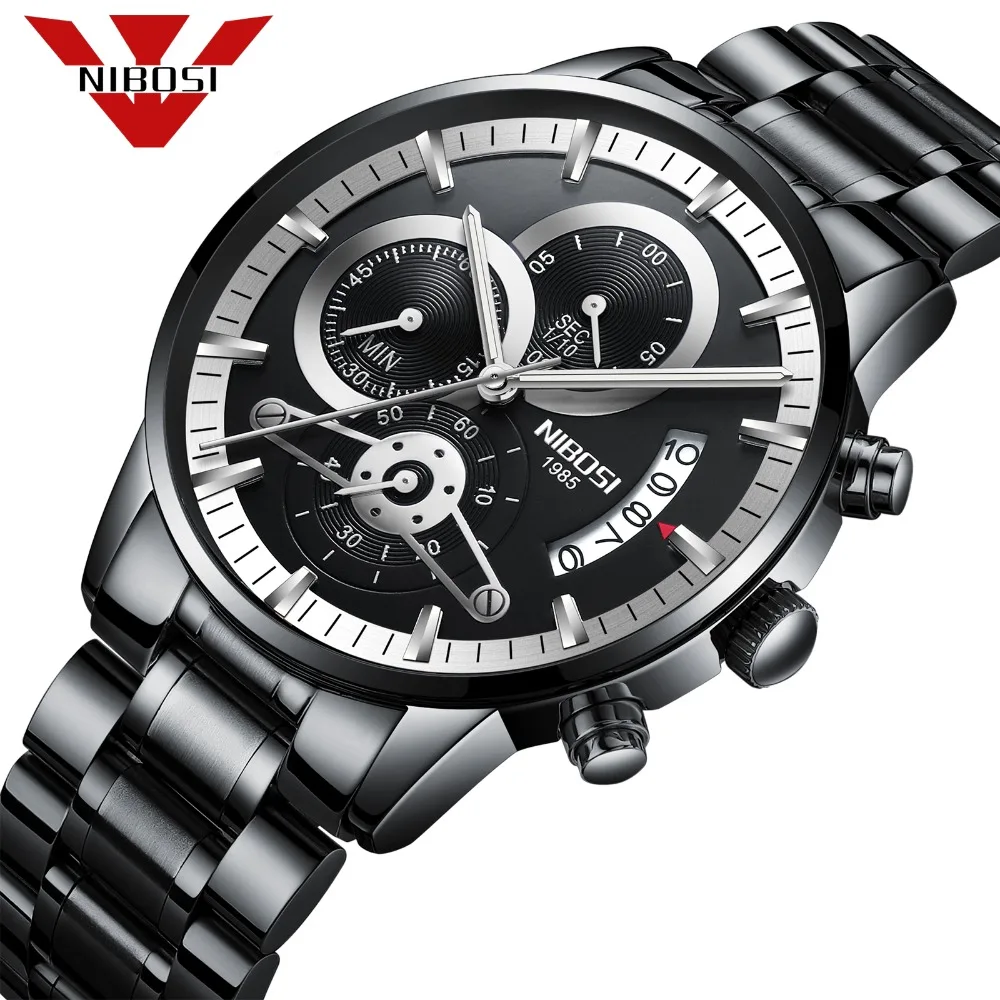 

NIBOSI Top Brand Men Watches 2018 Luxury Men Watch Relogio Masculino Military Army Waterproof Quartz Wristwatch Watch Men