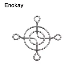 Enokay 50 шт./компл. Новый Металлический Стальной 40 мм 4 см вентилятор для защиты пальцев гриль сетка Использование для 40 мм вентилятор