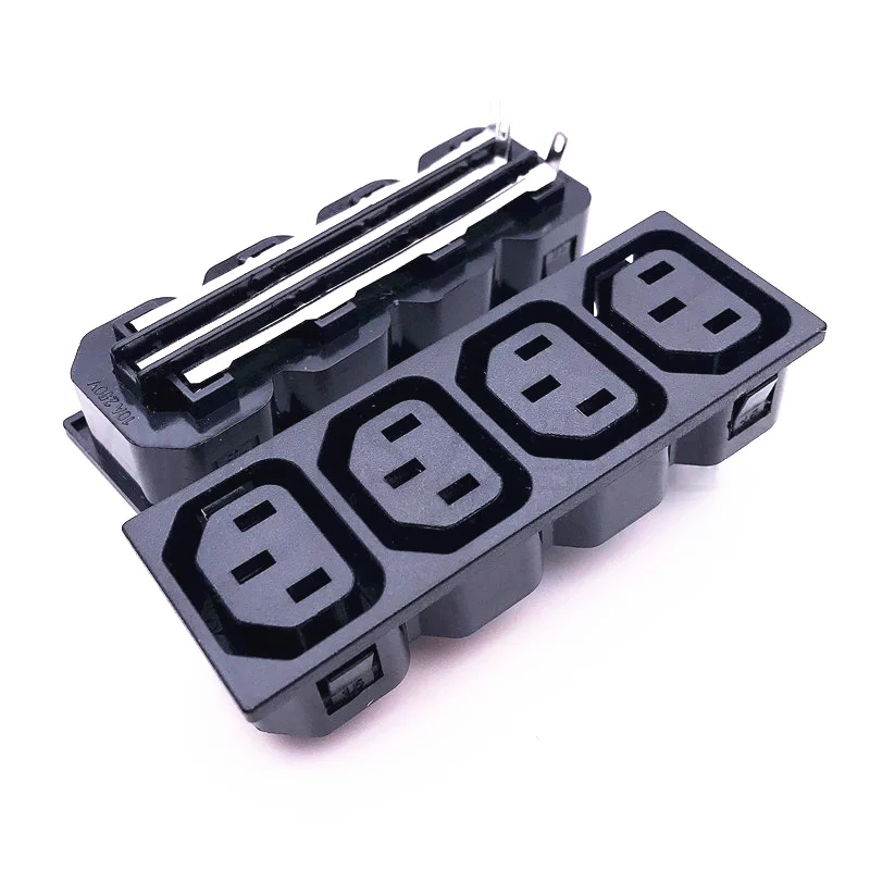 Черный CE Rohs 250 В 10a abs Материал IEC-C13 разъем питания PDU/UPS четыре Женский