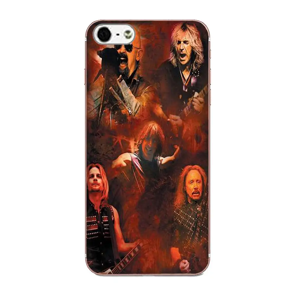 Judas Priest для Apple iPhone 4 4S 5 5C 5S SE 6 6S 7 8 Plus X XS Max XR мягкий чехол из ТПУ|Чехлы-накладки| |