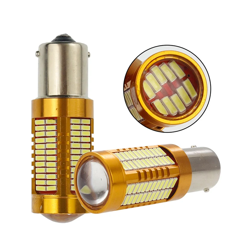 2Pcs Super Bright 1156 BA15S Car Auto LED Bulb P21W Turn Signal Lights Parking Light Backup Reverse Rear Tail | Автомобили и